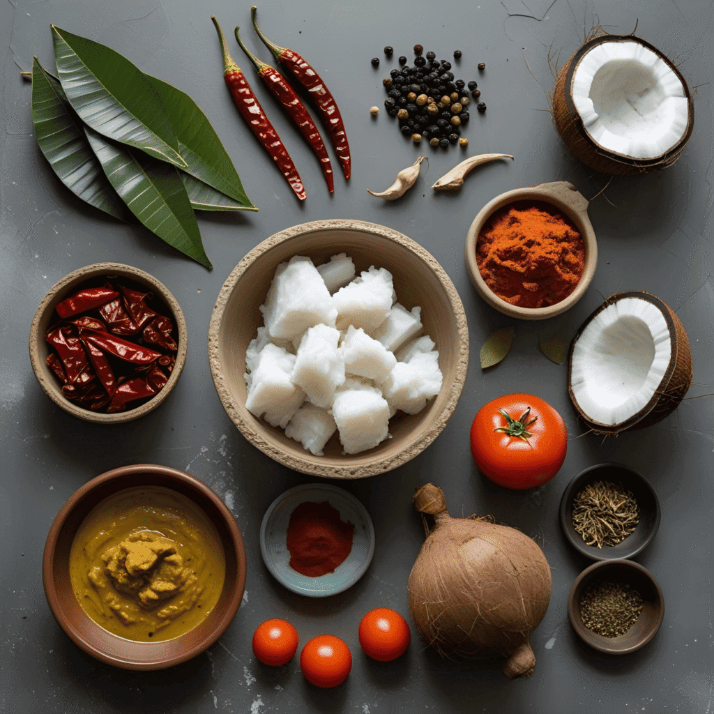 Traditional Chettinad African fusion dish served with spices and herbs