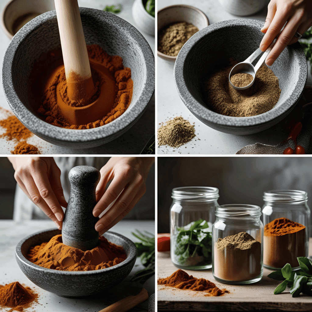 Colorful Moroccan spices and herbs that promote health benefits